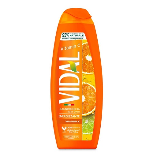 

VIDAL Гель для душа Витамин С Shower Gel Vitamin C 500, Гель для душа Витамин С Shower Gel Vitamin C
