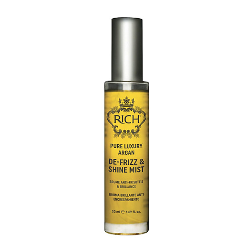 

RICH Спрей-вуаль придающий блеск Hair Care Argan De-Frizz And Shine, Спрей-вуаль придающий блеск Hair Care Argan De-Frizz And Shine