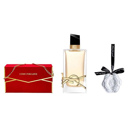 

YVES SAINT LAURENT Парфюмерный набор Libre+Ароматическая подвеска+коробка, Парфюмерный набор Libre+Ароматическая подвеска+коробка