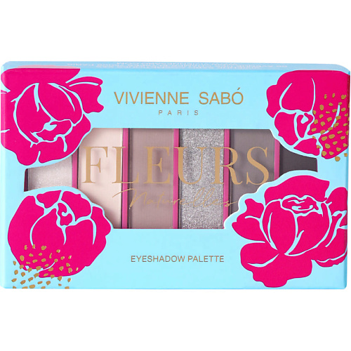 

VIVIENNE SABO Палетка теней для век Fleurs naturelles PIVOINE, Палетка теней для век Fleurs naturelles PIVOINE