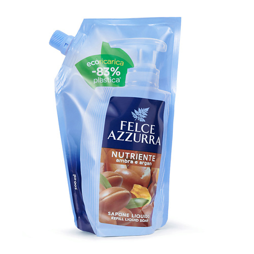 

FELCE AZZURRA Жидкое мыло "Питание" Амбра и Аргановое масло Nourishing Amber & Argan Liquid Soap, Жидкое мыло "Питание" Амбра и Аргановое масло Nourishing Amber & Argan Liquid Soap