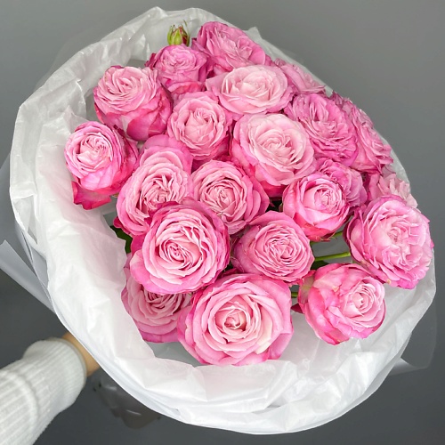 

ELEVEN FLOWERS Букет Кустовые пионовидные розы Бомбастик, Букет Кустовые пионовидные розы Бомбастик
