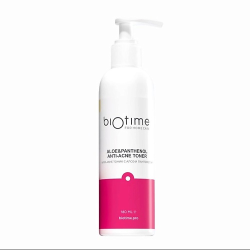 

BIOTIME FOR HOME CARE Увлажняющий тоник от прыщей и акне с алоэ и пантенолом Anti-acne toner, Увлажняющий тоник от прыщей и акне с алоэ и пантенолом Anti-acne toner