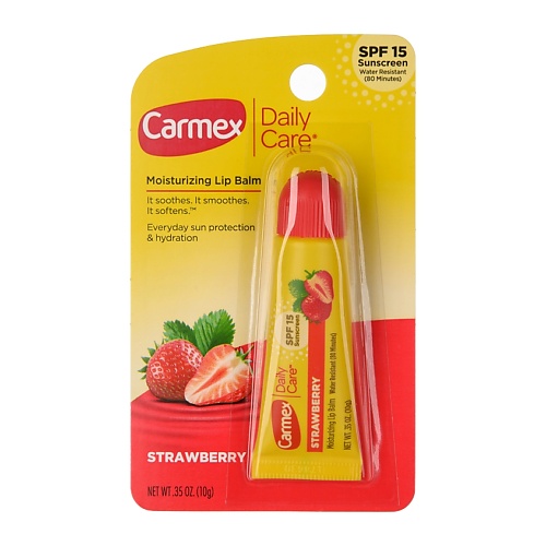 

CARMEX Бальзам для губ в тубе клубника SPF 15, Бальзам для губ в тубе клубника SPF 15