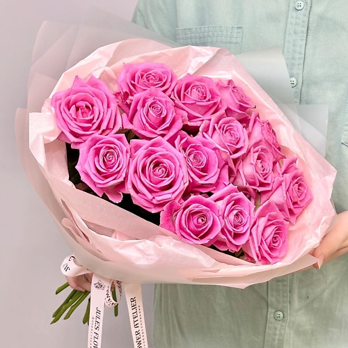 

JULES FLOWER ATELIER Букет из розовых роз Аква, Букет из розовых роз Аква