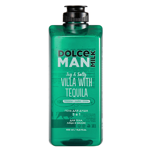 

DOLCE MILK Гель для душа 3 в 1 «ТЕКИЛА ВИЛЛА» MAN, Гель для душа 3 в 1 «ТЕКИЛА ВИЛЛА» MAN