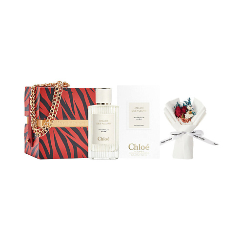 CHLOE Парфюмерная вода Magnolia Alba + Подарочная коробка + Миниатюрный букет