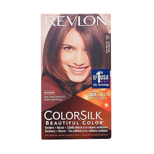 

REVLON Стойкая безаммиачная краска ColorSilk 60, Стойкая безаммиачная краска ColorSilk
