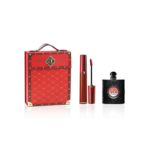 

GIORGIO ARMANI Подарочный набор Жидкая помада Lip Maestro + Black Opium, Подарочный набор Жидкая помада Lip Maestro + Black Opium