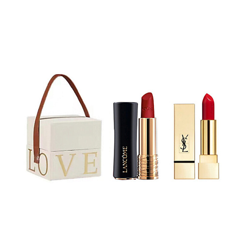 

LANCOME Набор помад L’Absolu Rouge Drama Matte& Yves Saint Laurent Rouge Pur Couture, Набор помад L’Absolu Rouge Drama Matte& Yves Saint Laurent Rouge Pur Couture