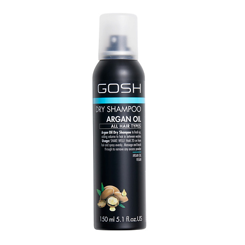 

GOSH Сухой шампунь для волос с аргановым маслом Argan Oil, Сухой шампунь для волос с аргановым маслом Argan Oil
