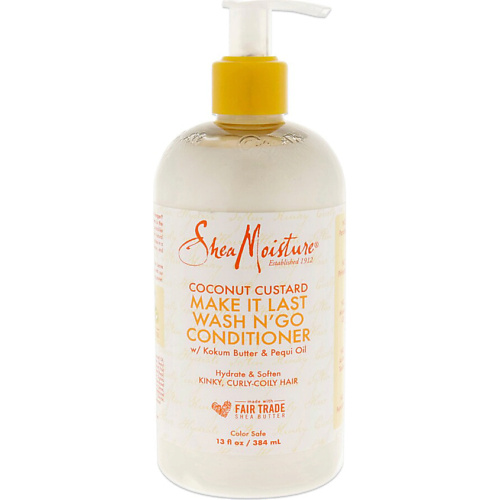 

SHEA MOISTURE Кондиционер для волос с кокосом Coconut Custard Make It Last Wash N Go Conditioner, Кондиционер для волос с кокосом Coconut Custard Make It Last Wash N Go Conditioner