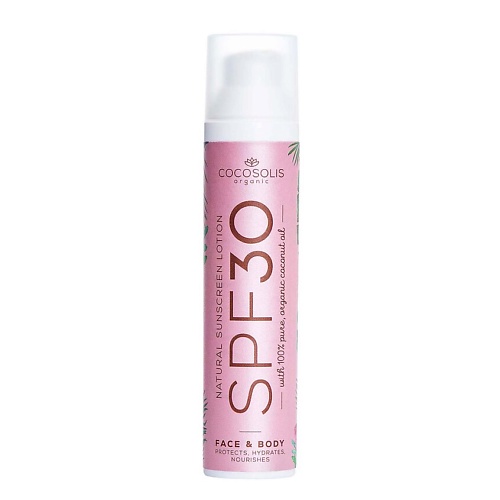 

COCOSOLIS Лосьон солнцезащитный для лица и тела SPF 30 Natural Sunscreen Lotion SPF30, Лосьон солнцезащитный для лица и тела SPF 30 Natural Sunscreen Lotion SPF30