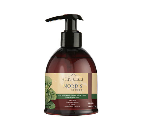 

NORD'S SECRET Крем-мыло для рук антибактериальное Северные травы 250, Крем-мыло для рук антибактериальное Северные травы