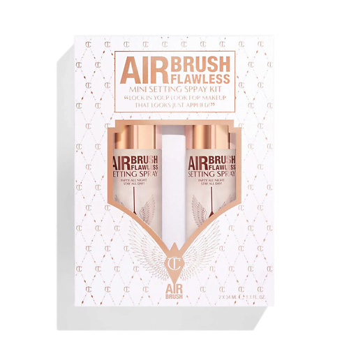

CHARLOTTE TILBURY Набор фиксирующих спреев для макияжа Airbrush Flawless Setting Spray Kit, Набор фиксирующих спреев для макияжа Airbrush Flawless Setting Spray Kit