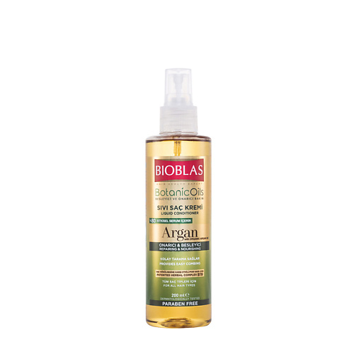

BIOBLAS Несмываемый кондиционер против выпадения волос c аргановым маслом Botanic Oils, Несмываемый кондиционер против выпадения волос c аргановым маслом Botanic Oils