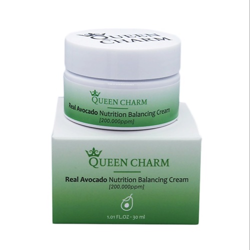 

QUEEN CHARM Крем для лица питательный с маслом авокадо 20%, Крем для лица питательный с маслом авокадо 20%