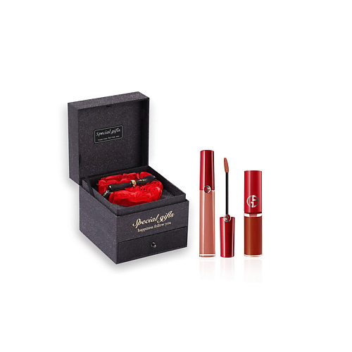 Подарки для неё GIORGIO ARMANI Подарочный набор Помада Lip Maestro Satin+Помада Mini