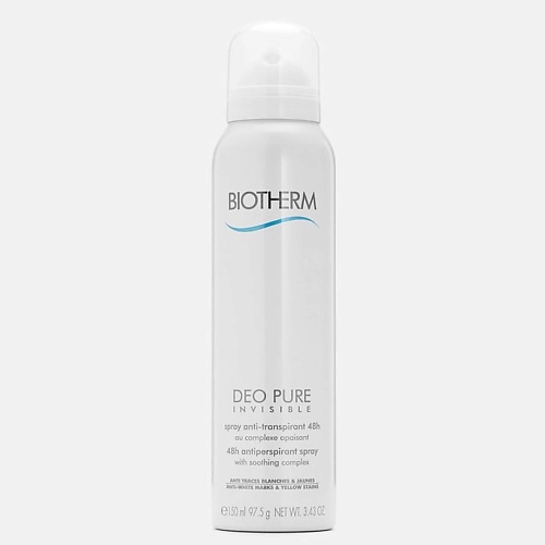 

BIOTHERM Дезодорант-спрей, не оставляющий пятен Deo Pure Invisible 150.0, Дезодорант-спрей, не оставляющий пятен Deo Pure Invisible