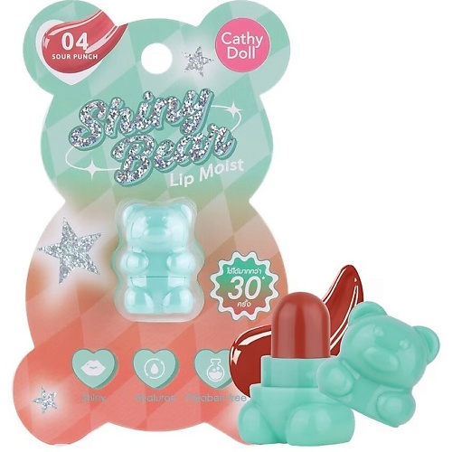 

CATHY DOLL SHINY BEAR Помада -бальзам для губ увлажняющий, SHINY BEAR Помада -бальзам для губ увлажняющий