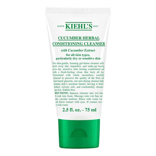 

KIEHL'S Мягкий гель для умывания Cucumber Herbal Conditioning Cleanser, Мягкий гель для умывания Cucumber Herbal Conditioning Cleanser