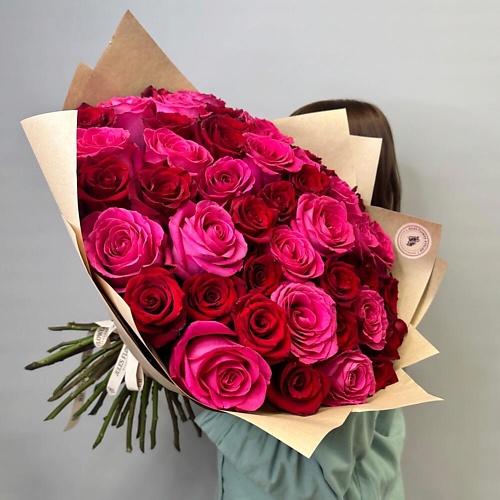 

JULES FLOWER ATELIER «51 roses» микс из эквадорских роз, «51 roses» микс из эквадорских роз