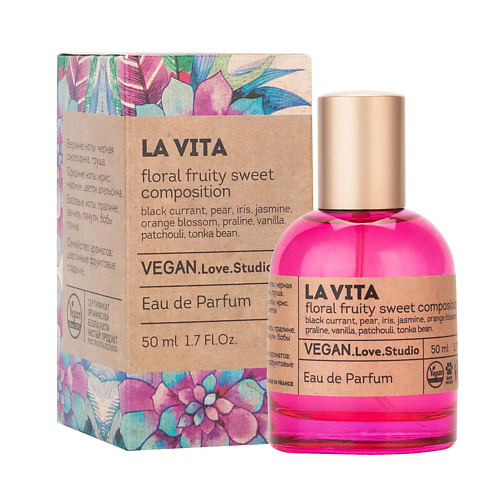 Парфюмерная вода VEGAN.LOVE.STUDIO Парфюмерная вода женская La Vita