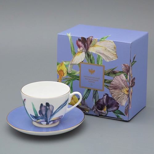 

ИМПЕРАТОРСКИЙ ФАРФОРОВЫЙ ЗАВОД Чашка с блюдцем "L’Art des Fleurs. Аметистовое пламя", Чашка с блюдцем "L’Art des Fleurs. Аметистовое пламя"
