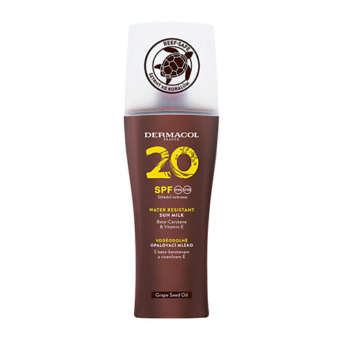 

DERMACOL Солнцезащитное молочко Waterproof sun milk SPF 20, Солнцезащитное молочко Waterproof sun milk SPF 20