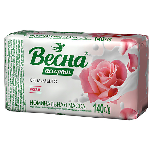 

ВЕСНА Крем-мыло туалетное твердое роза 140, Крем-мыло туалетное твердое роза