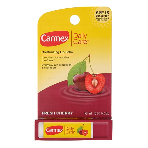

CARMEX Бальзам для губ в стике вишня SPF 15, Бальзам для губ в стике вишня SPF 15