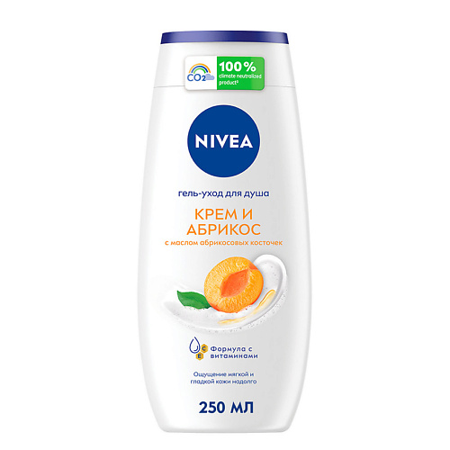 

NIVEA Гель-уход для душа Крем и Абрикос, Гель-уход для душа Крем и Абрикос