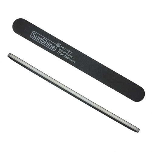 

SUNSHINE Набор пилок BLACK прямая 100/180 C4BK, Набор пилок BLACK прямая 100/180 C4BK