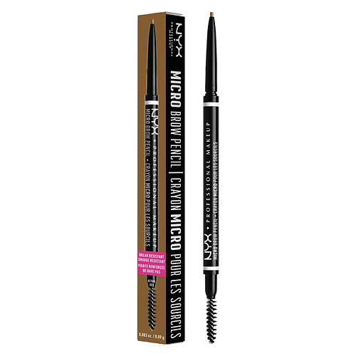 

NYX Professional Makeup NYX PROFESSIONAL MAKEUP Ультратонкий карандаш для бровей Micro Brow, NYX PROFESSIONAL MAKEUP Ультратонкий карандаш для бровей Micro Brow