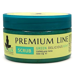 Скраб для тела двухкомпонентный масло + соль Green Delicious