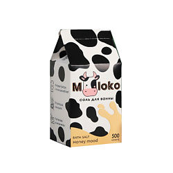 Соль в коробке молоко MOLOKO, медовый аромат