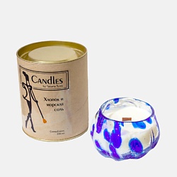 Ароматическая свеча Хлопок и морская соль