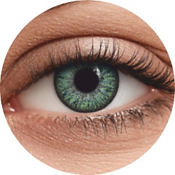 Цветные контактные линзы OKVision Fusion color Verde на 1 месяц