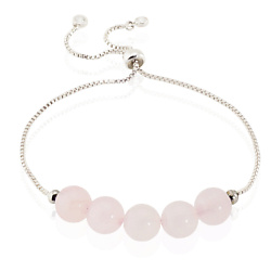 Браслет из натурального розового кварца Forever Rose Chain
