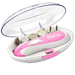 Маникюрный набор с подсветкой SA-5502P 6 насадок 4 режима