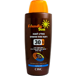 Солнцезащитный питательный лосьон для чувствительной кожи тела SPF 30