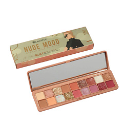 Палетка теней для век Nude mood, 18 оттенков, с зеркалом