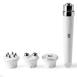 Косметологический аппарат 4 в 1 LED массажер для кожи лица EM-300PS