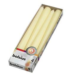 Свечи конусные Bolsius Classic кремовые