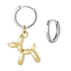 Серьги с собачкой