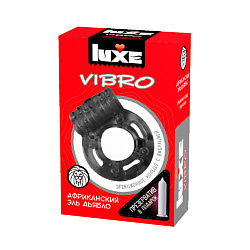 Виброкольца LUXE VIBRO Африканский Эль Дьябло + презерватив