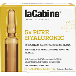 Комплекс из 5 видов гиалуроновой кислоты в ампулах 5xPURE HYALURONIC