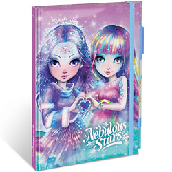 Серия: Iceana. Блокнот 2в1 в жестком переплете, на резинке, с гелевой ручкой
