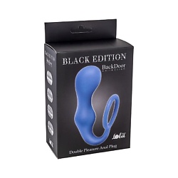 Эрекционное кольцо с анальной пробкой Double Pleasure Anal Plug