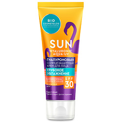 Гиалуроновый солнцезащитный крем для лица Глубокое увлажнение SPF 30
